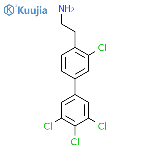 3,3',4',5'-Tetrachlorobiphenyl-4-ethylamine structure