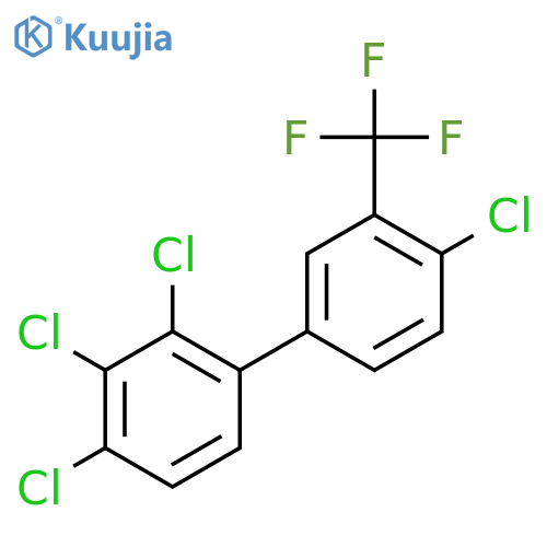 2,3,4,4'-Tetrachloro-3'-(trifluoromethyl)biphenyl structure