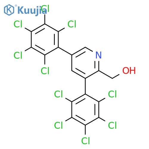 3,5-Bis(perchlorophenyl)pyridine-2-methanol structure