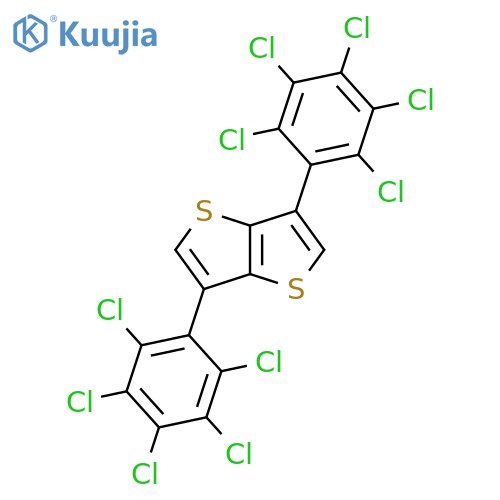 3,6-Bis(perchlorophenyl)thieno[3,2-b]thiophene structure