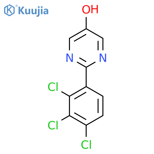 5-Hydroxy-2-(2,3,4-trichlorophenyl)pyrimidine structure