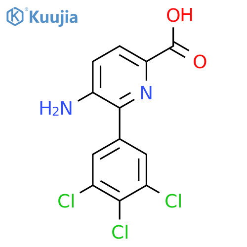 5-Amino-6-(3,4,5-trichlorophenyl)picolinic acid structure