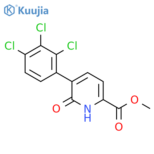 Methyl 6-hydroxy-5-(2,3,4-trichlorophenyl)picolinate structure
