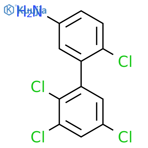 3-Amino-6,2',3',5'-tetrachlorobiphenyl structure
