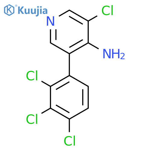 4-Amino-3-chloro-5-(2,3,4-trichlorophenyl)pyridine structure