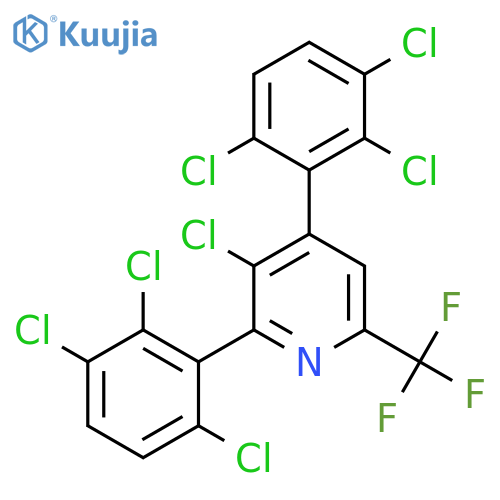 2,4-Bis(2,3,6-trichlorophenyl)-3-chloro-6-(trifluoromethyl)pyridine structure