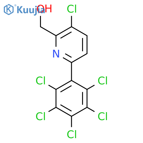 3-Chloro-6-(perchlorophenyl)pyridine-2-methanol structure