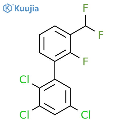 3'-(Difluoromethyl)-2'-fluoro-2,3,5-trichlorobiphenyl structure