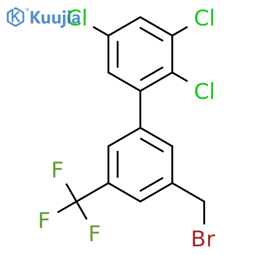 3'-(Bromomethyl)-2,3,5-trichloro-5'-(trifluoromethyl)biphenyl structure