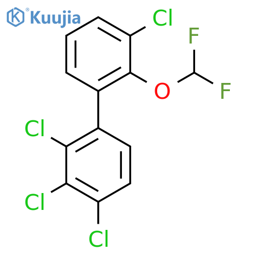 2'-(Difluoromethoxy)-2,3,4,3'-tetrachlorobiphenyl structure