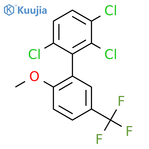 2'-Methoxy-2,3,6-trichloro-5'-(trifluoromethyl)biphenyl structure