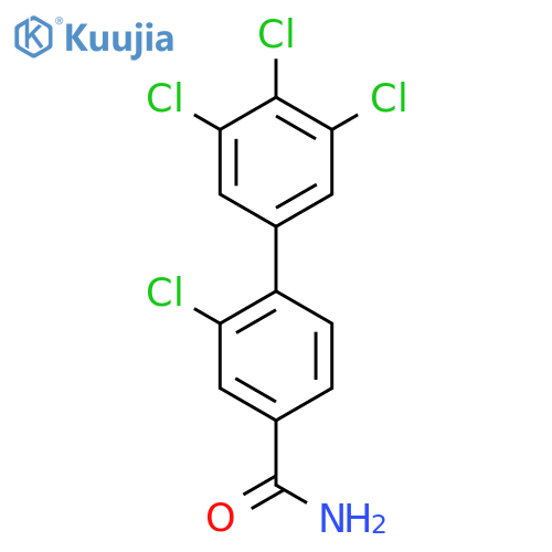 2,3',4',5'-Tetrachlorobiphenyl-4-carboxylic acid amide structure