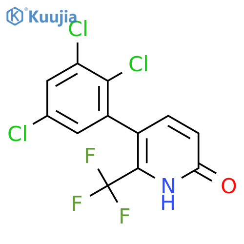 6-Hydroxy-3-(2,3,5-trichlorophenyl)-2-(trifluoromethyl)pyridine structure