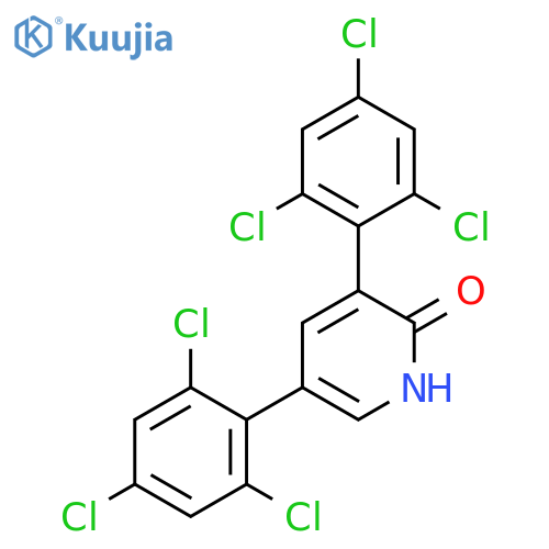 3,5-Bis(2,4,6-trichlorophenyl)-2-hydroxypyridine structure