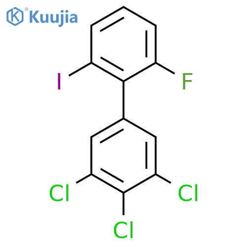 6'-Fluoro-2'-iodo-3,4,5-trichlorobiphenyl structure