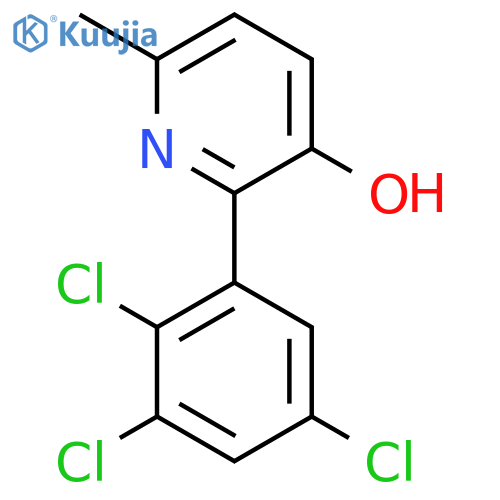 3-Hydroxy-6-methyl-2-(2,3,5-trichlorophenyl)pyridine structure