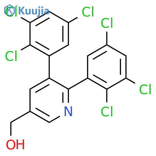 2,3-Bis(2,3,5-trichlorophenyl)pyridine-5-methanol structure