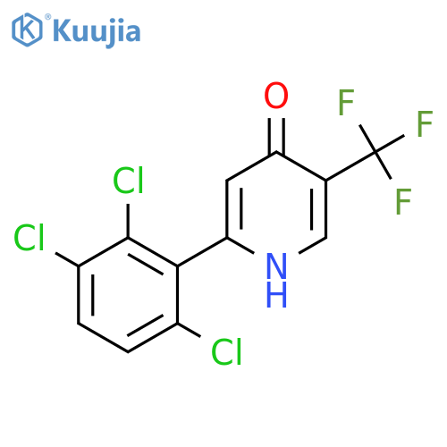 4-Hydroxy-2-(2,3,6-trichlorophenyl)-5-(trifluoromethyl)pyridine structure
