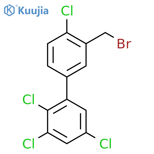 3'-(Bromomethyl)-2,3,5,4'-tetrachlorobiphenyl structure
