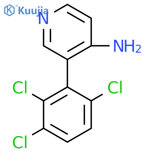 4-Amino-3-(2,3,6-trichlorophenyl)pyridine structure