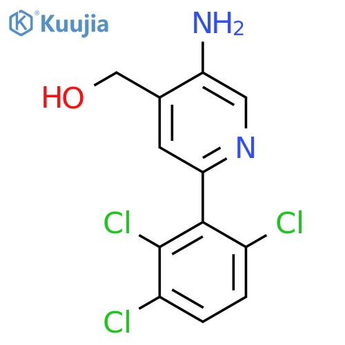 5-Amino-2-(2,3,6-trichlorophenyl)pyridine-4-methanol structure