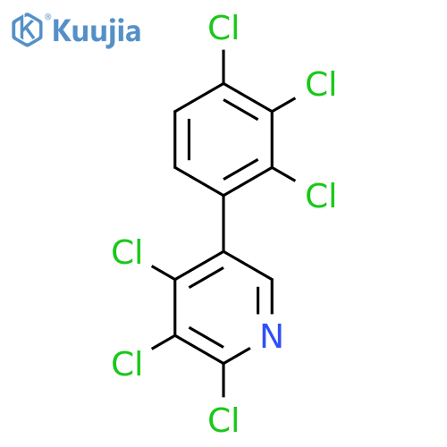 2,3,4-Trichloro-5-(2,3,4-trichlorophenyl)pyridine structure