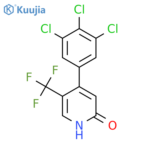 2-Hydroxy-4-(3,4,5-trichlorophenyl)-5-(trifluoromethyl)pyridine structure