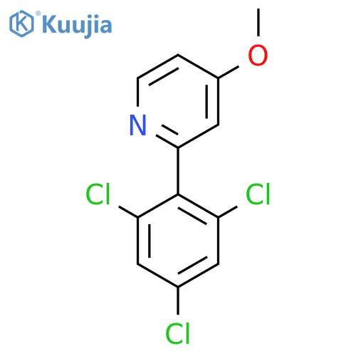 4-Methoxy-2-(2,4,6-trichlorophenyl)pyridine structure
