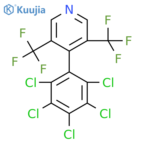3,5-Bis(trifluoromethyl)-4-(perchlorophenyl)pyridine structure
