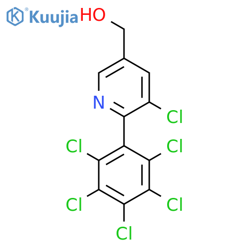 3-Chloro-2-(perchlorophenyl)pyridine-5-methanol structure