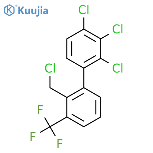 2'-(Chloromethyl)-2,3,4-trichloro-3'-(trifluoromethyl)biphenyl structure