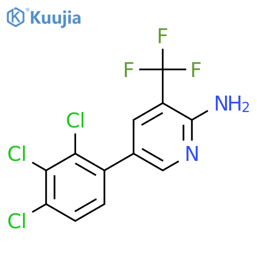 2-Amino-5-(2,3,4-trichlorophenyl)-3-(trifluoromethyl)pyridine structure