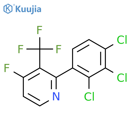 4-Fluoro-2-(2,3,4-trichlorophenyl)-3-(trifluoromethyl)pyridine structure