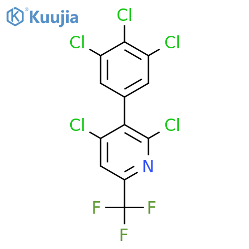 2,4-Dichloro-3-(3,4,5-trichlorophenyl)-6-(trifluoromethyl)pyridine structure