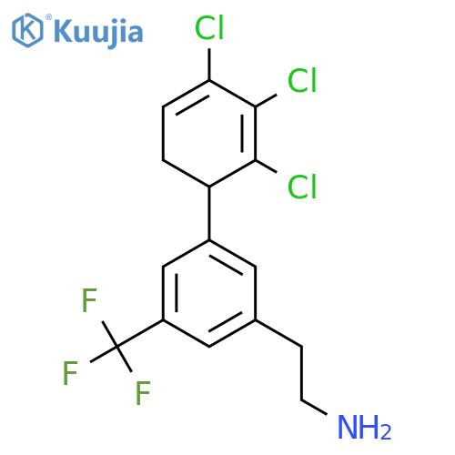 2-[3-(2,3,4-Trichlorocyclohexa-2,4-dienyl)-5-trifluoromethyl-phenyl]-ethylamine structure