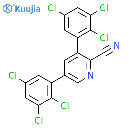 3,5-Bis(2,3,5-trichlorophenyl)picolinonitrile structure