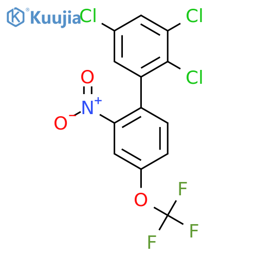 2'-Nitro-2,3,5-trichloro-4'-(trifluoromethoxy)biphenyl structure
