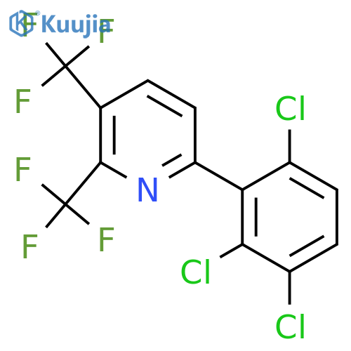 2,3-Bis(trifluoromethyl)-6-(2,3,6-trichlorophenyl)pyridine structure