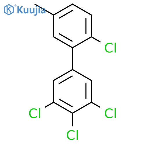 5'-Methyl-3,4,5,2'-tetrachlorobiphenyl structure