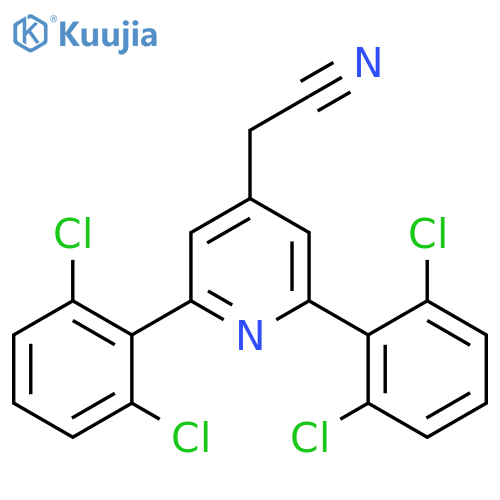 2,6-Bis(2,6-dichlorophenyl)pyridine-4-acetonitrile structure