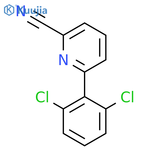 6-(2,6-Dichlorophenyl)picolinonitrile structure