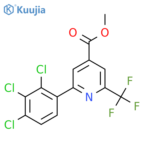 Methyl 2-(2,3,4-trichlorophenyl)-6-(trifluoromethyl)isonicotinate structure