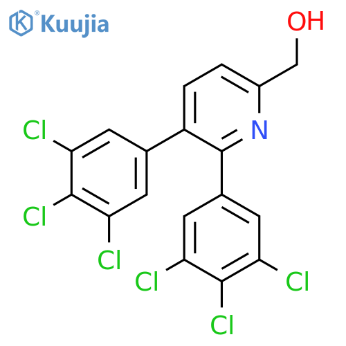 2,3-Bis(3,4,5-trichlorophenyl)pyridine-6-methanol structure