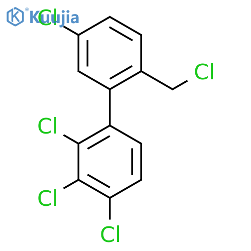 2'-(Chloromethyl)-2,3,4,5'-tetrachlorobiphenyl structure