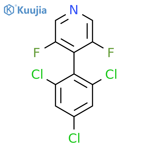 3,5-Difluoro-4-(2,4,6-trichlorophenyl)pyridine structure