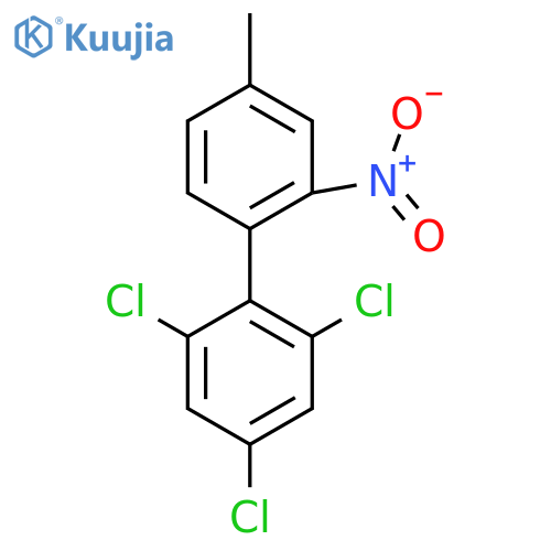 4'-Methyl-2'-nitro-2,4,6-trichlorobiphenyl structure