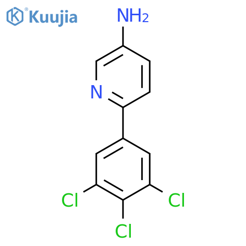 5-Amino-2-(3,4,5-trichlorophenyl)pyridine structure