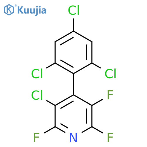 3-Chloro-4-(2,4,6-trichlorophenyl)-2,5,6-trifluoropyridine structure