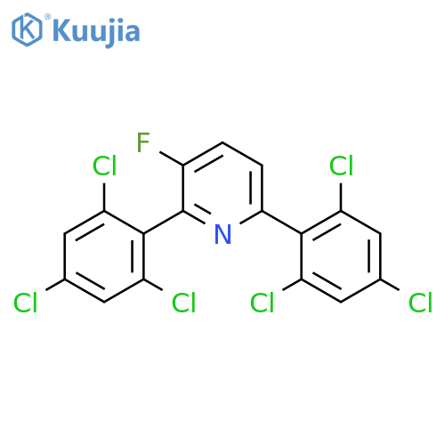 2,6-Bis(2,4,6-trichlorophenyl)-3-fluoropyridine structure