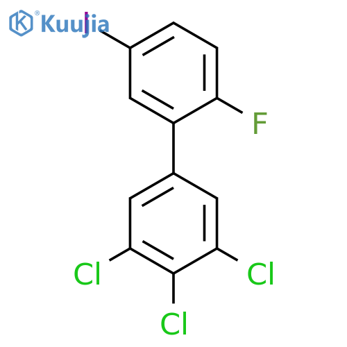 2'-Fluoro-5'-iodo-3,4,5-trichlorobiphenyl structure